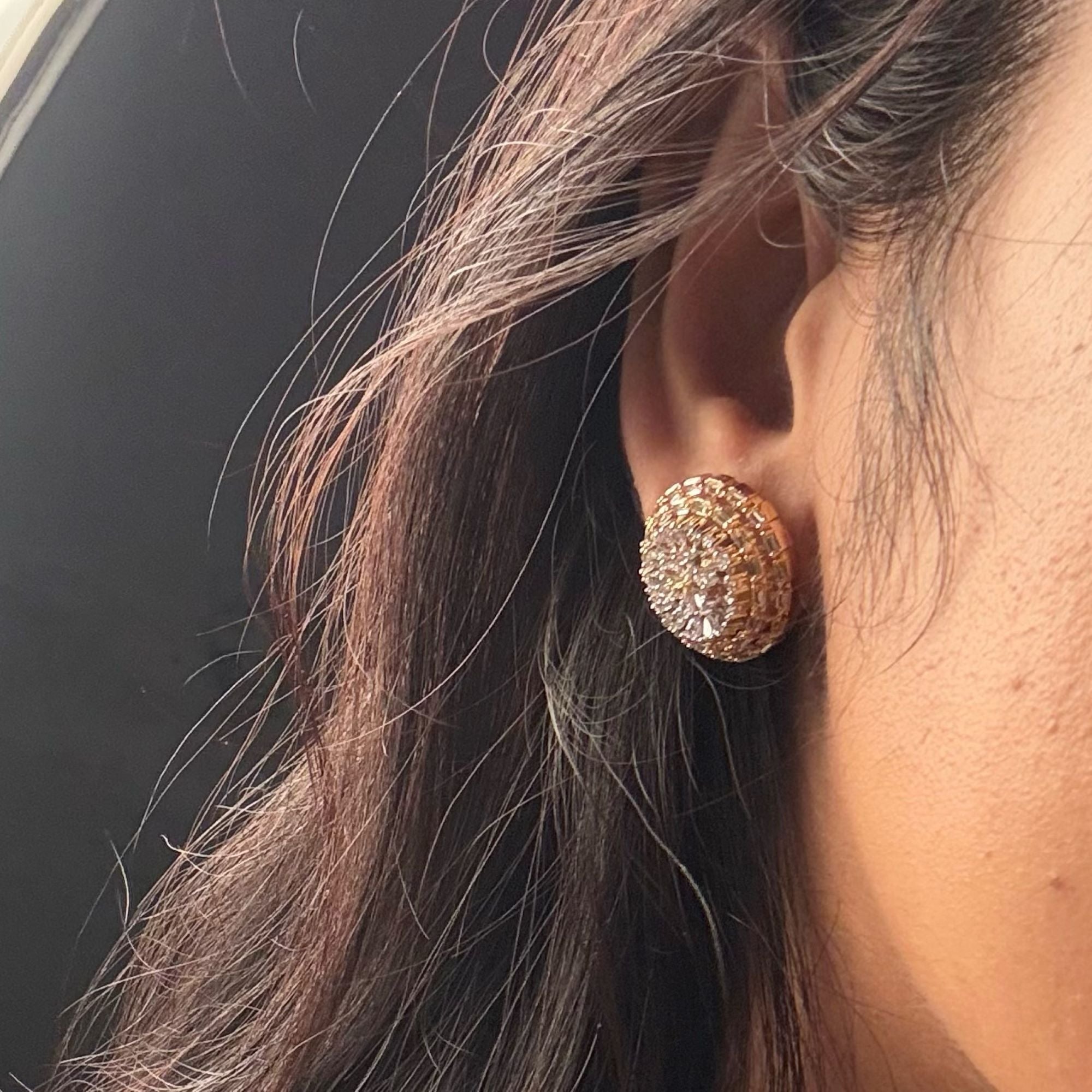 Annie CZ Designer Studs