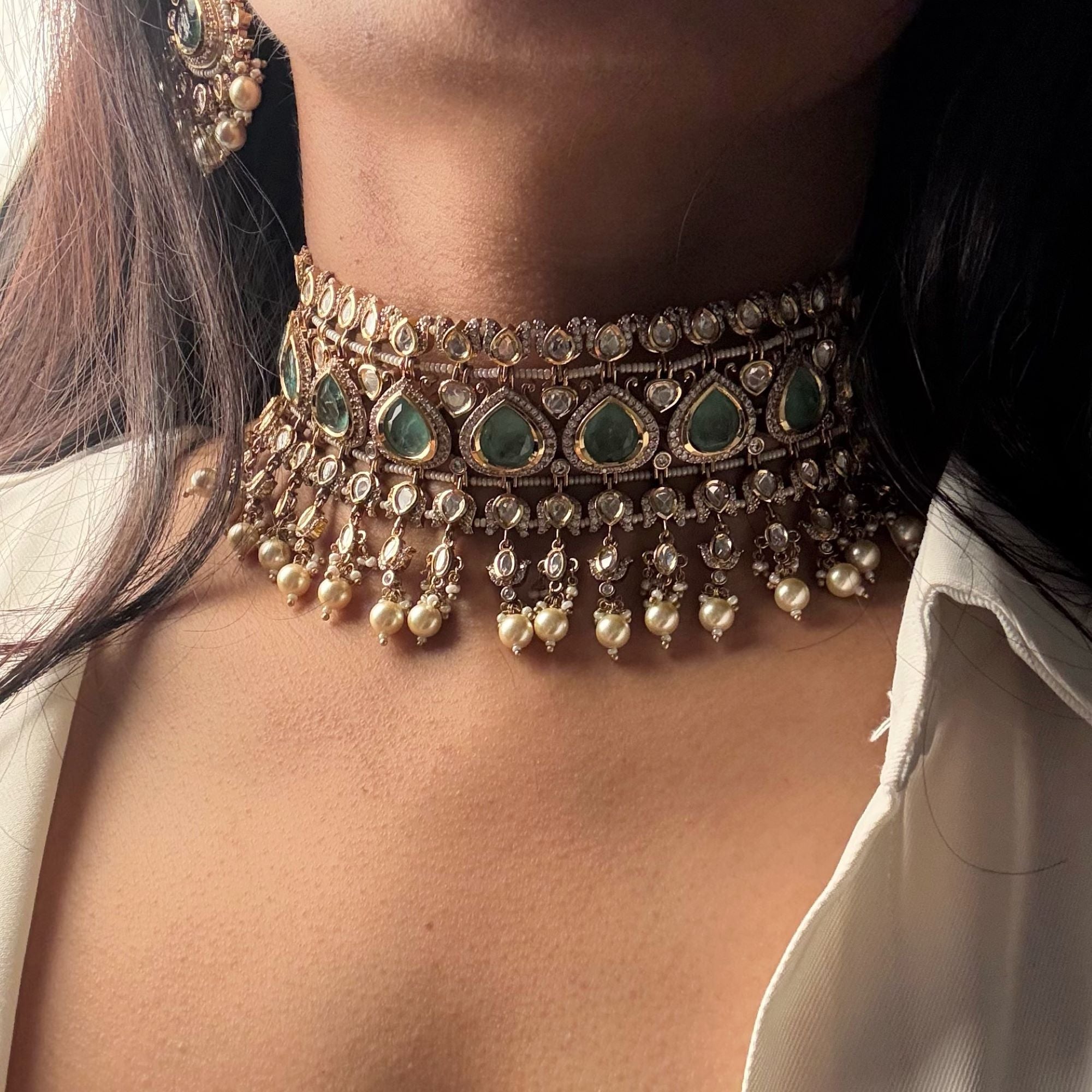 Amisi Polki Bridal Choker Set