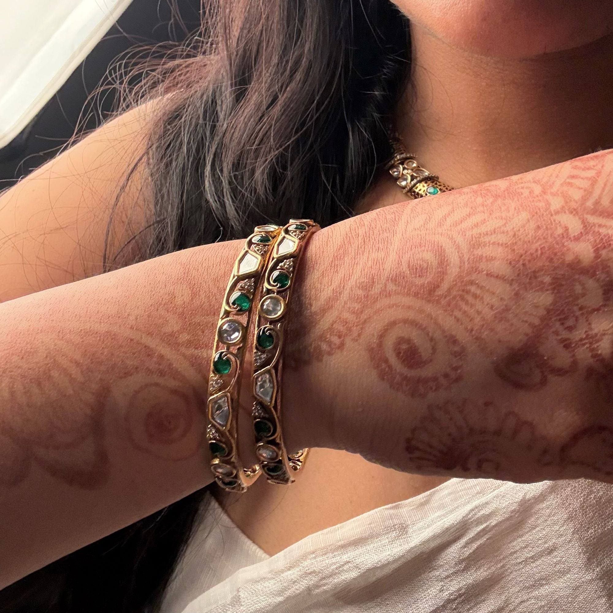 Ritamba Antique Polki Bangles