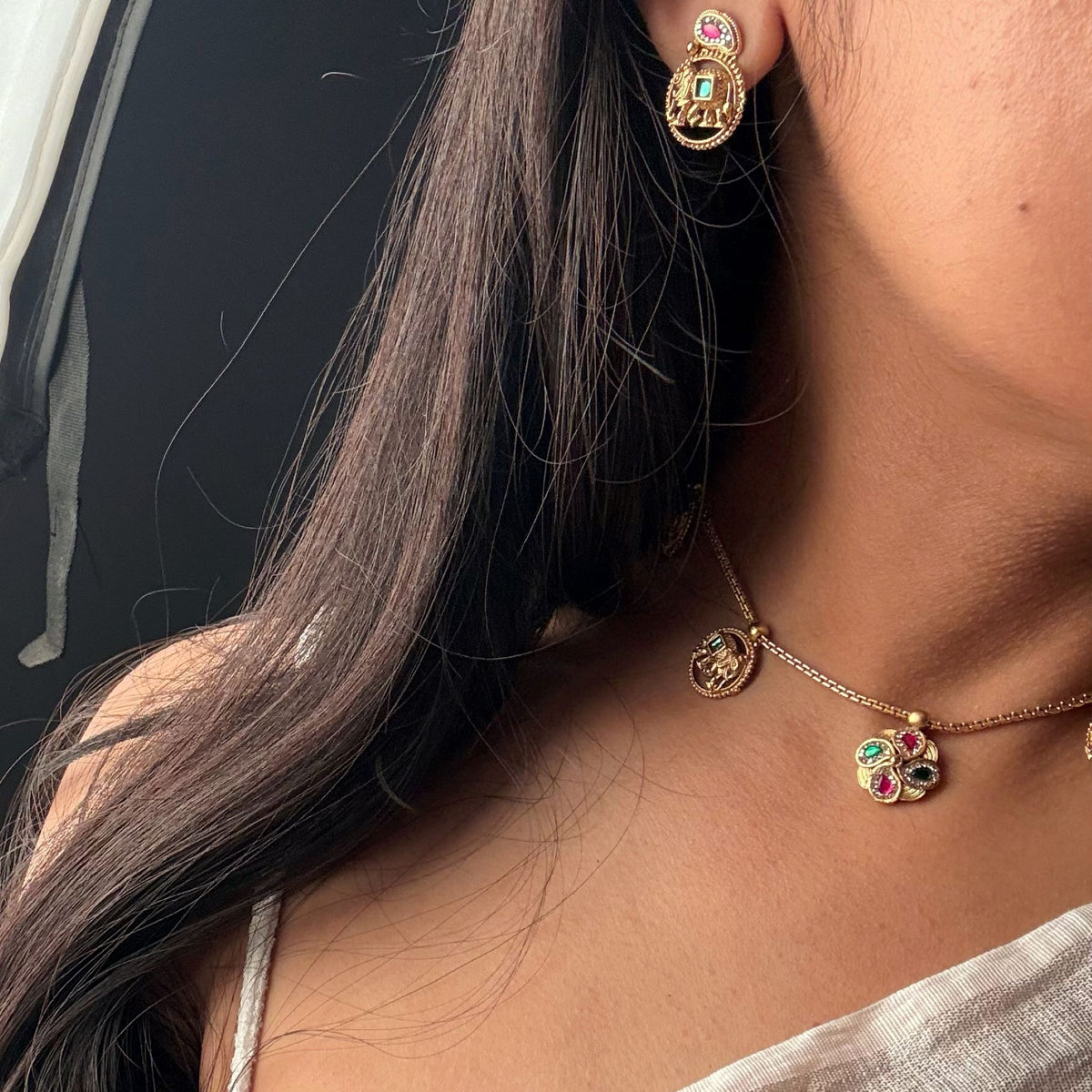 Gaami Antique Designer Necklace Set