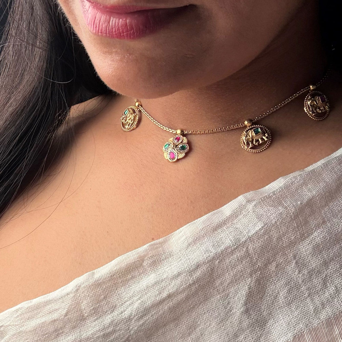 Gaami Antique Designer Necklace Set