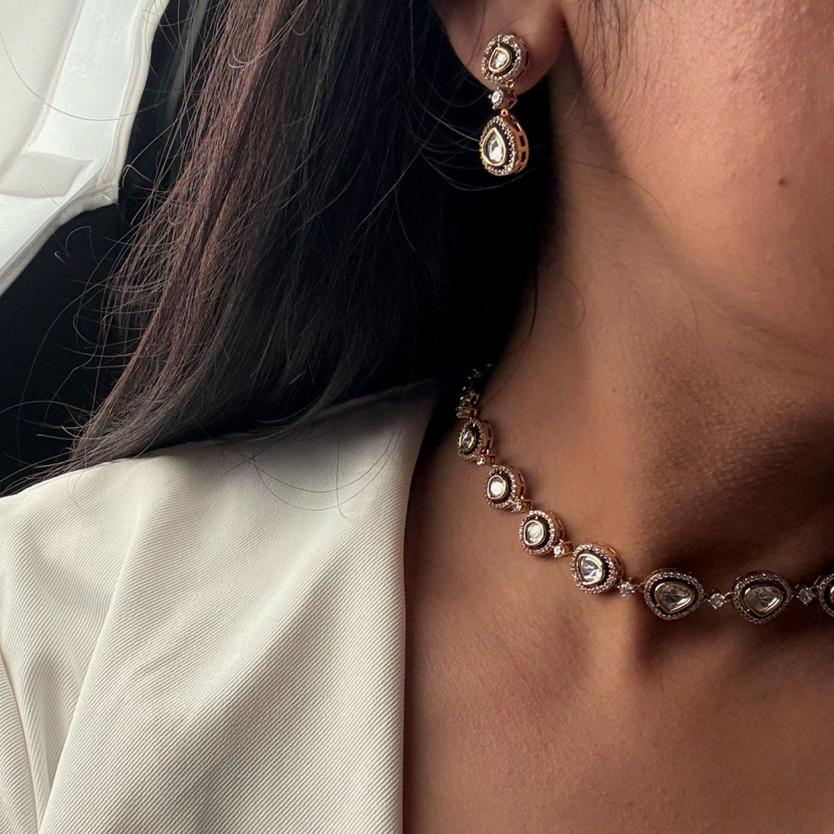 Giya Polki Necklace Set