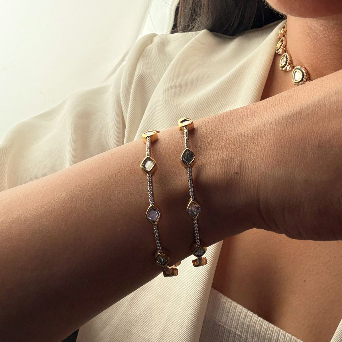 Giya Polki Designer Bangles