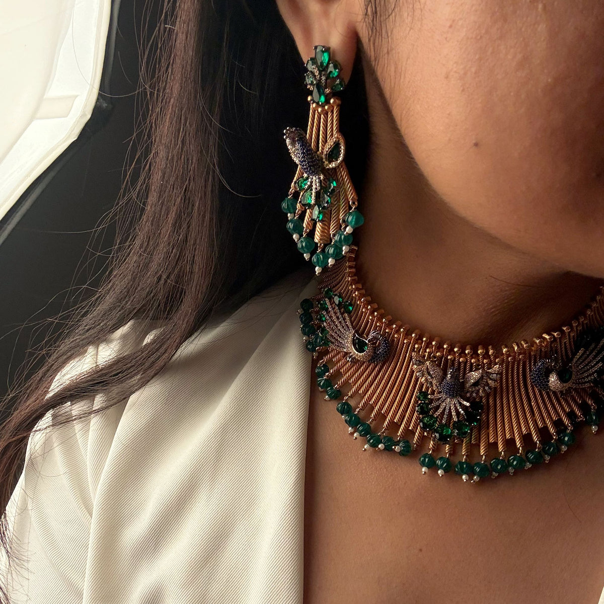 Morni Antique Fusion Choker Set