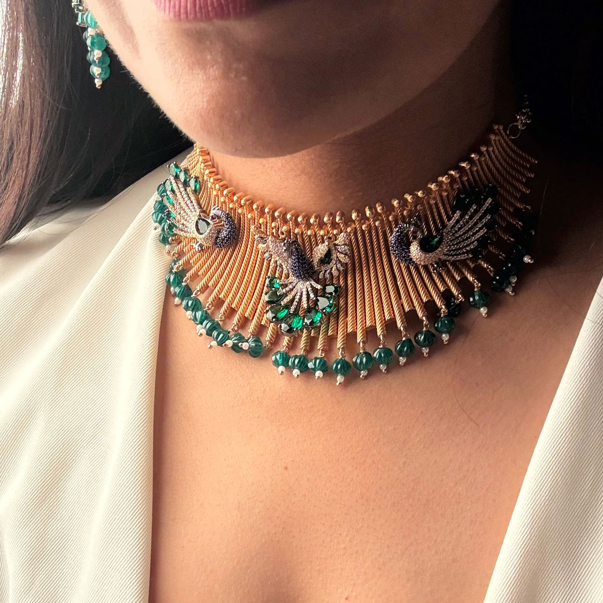 Morni Antique Fusion Choker Set