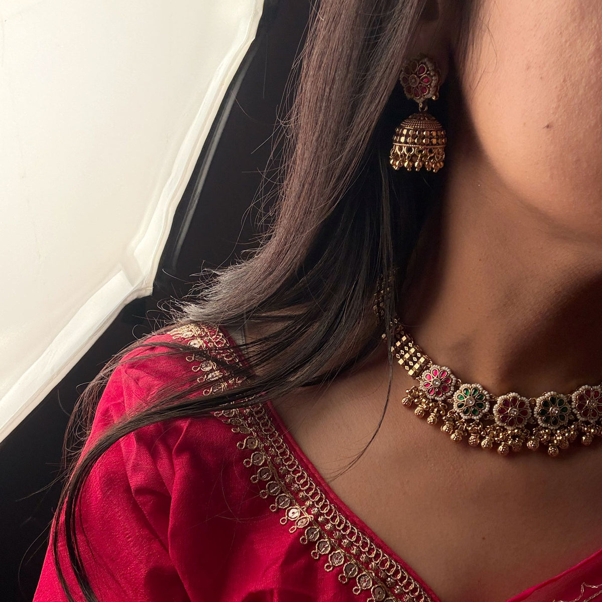 Kaveri Antique Designer Necklace Set