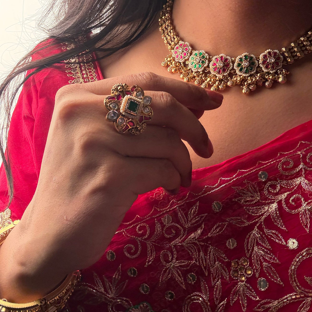 Kaveri Antique Designer Ring