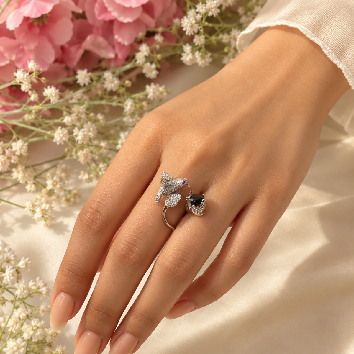 Lucy CZ Designer Ring