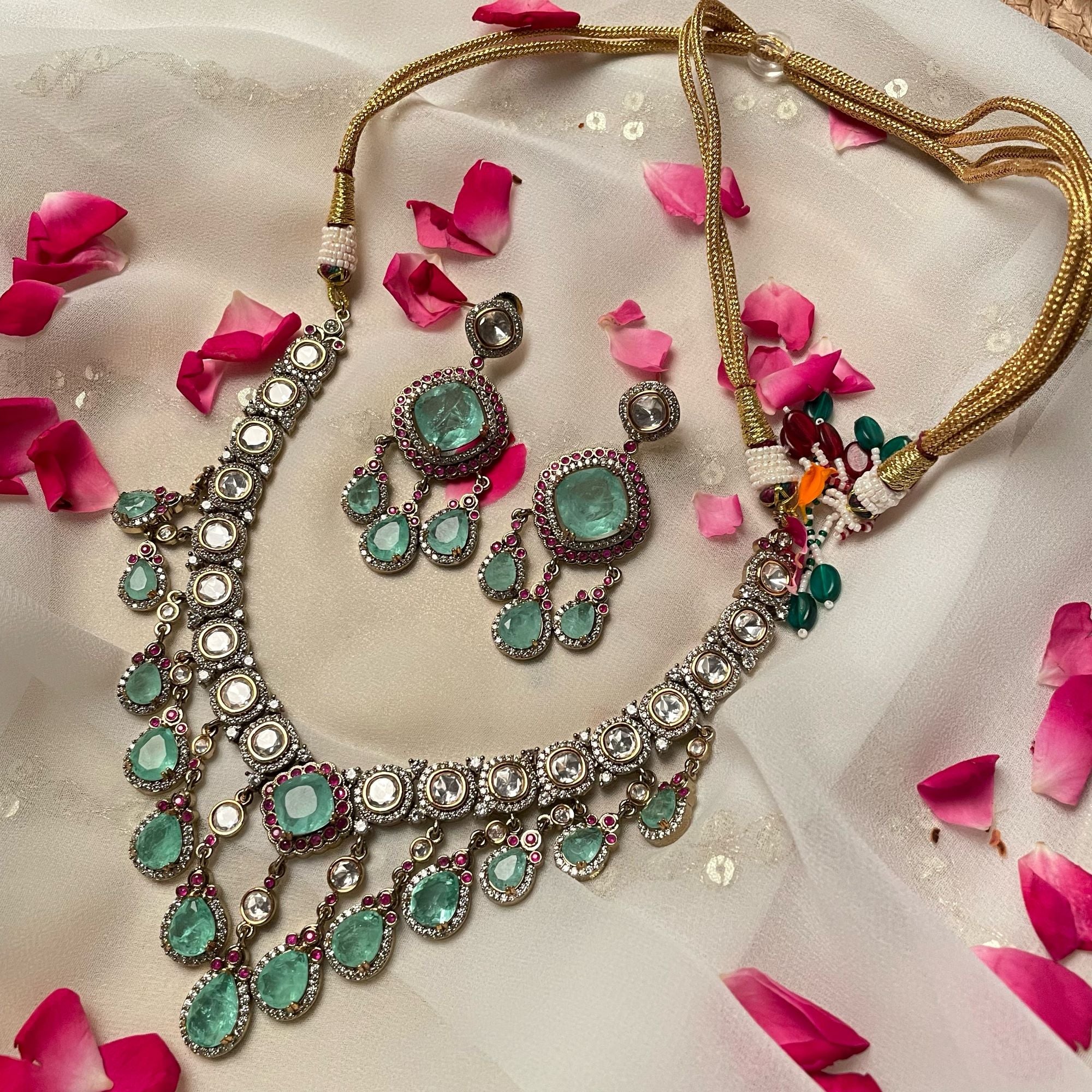 Noori Polki Designer Necklace Set