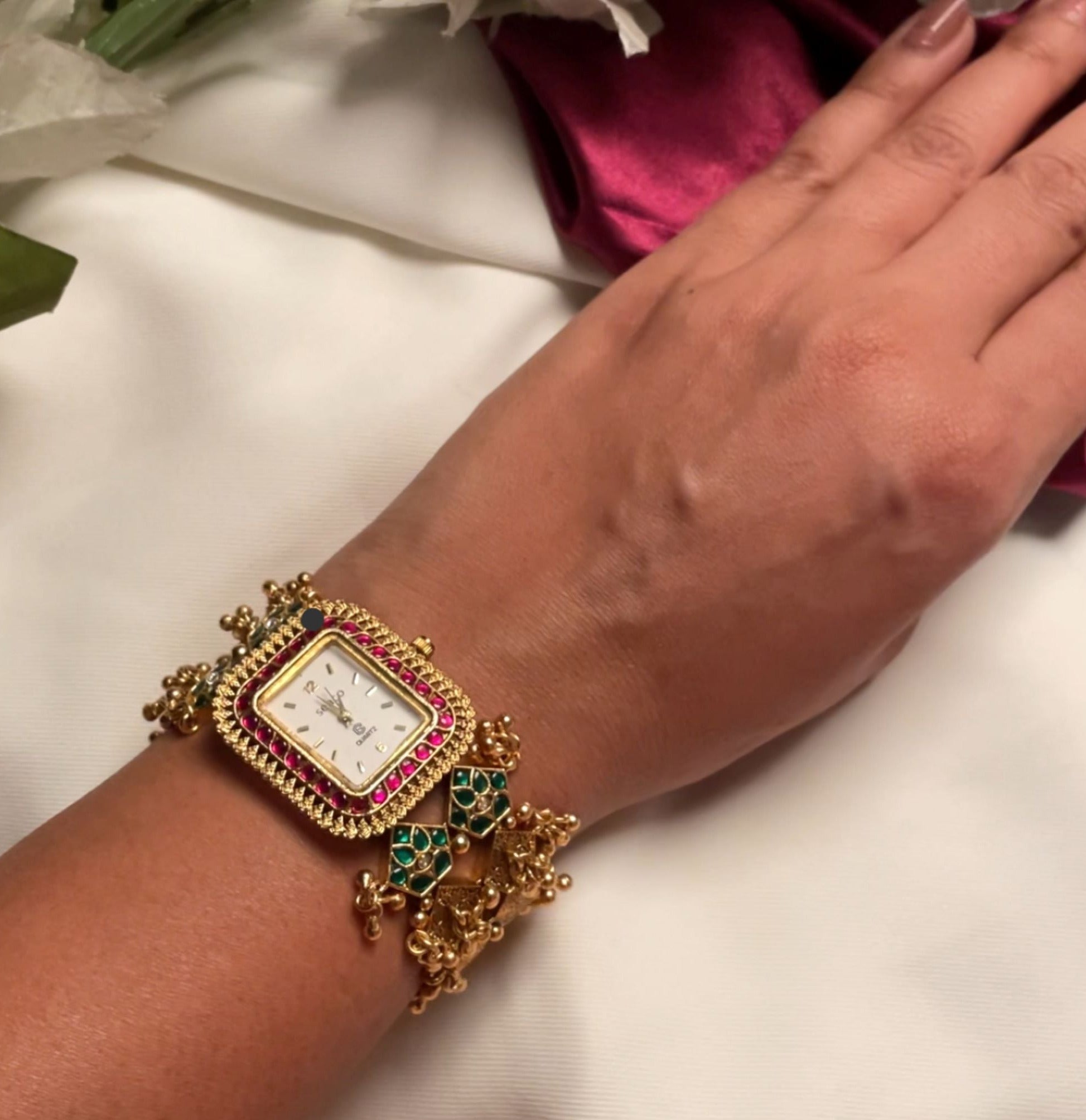 Saanjh Antique Designer Watch Bracelet