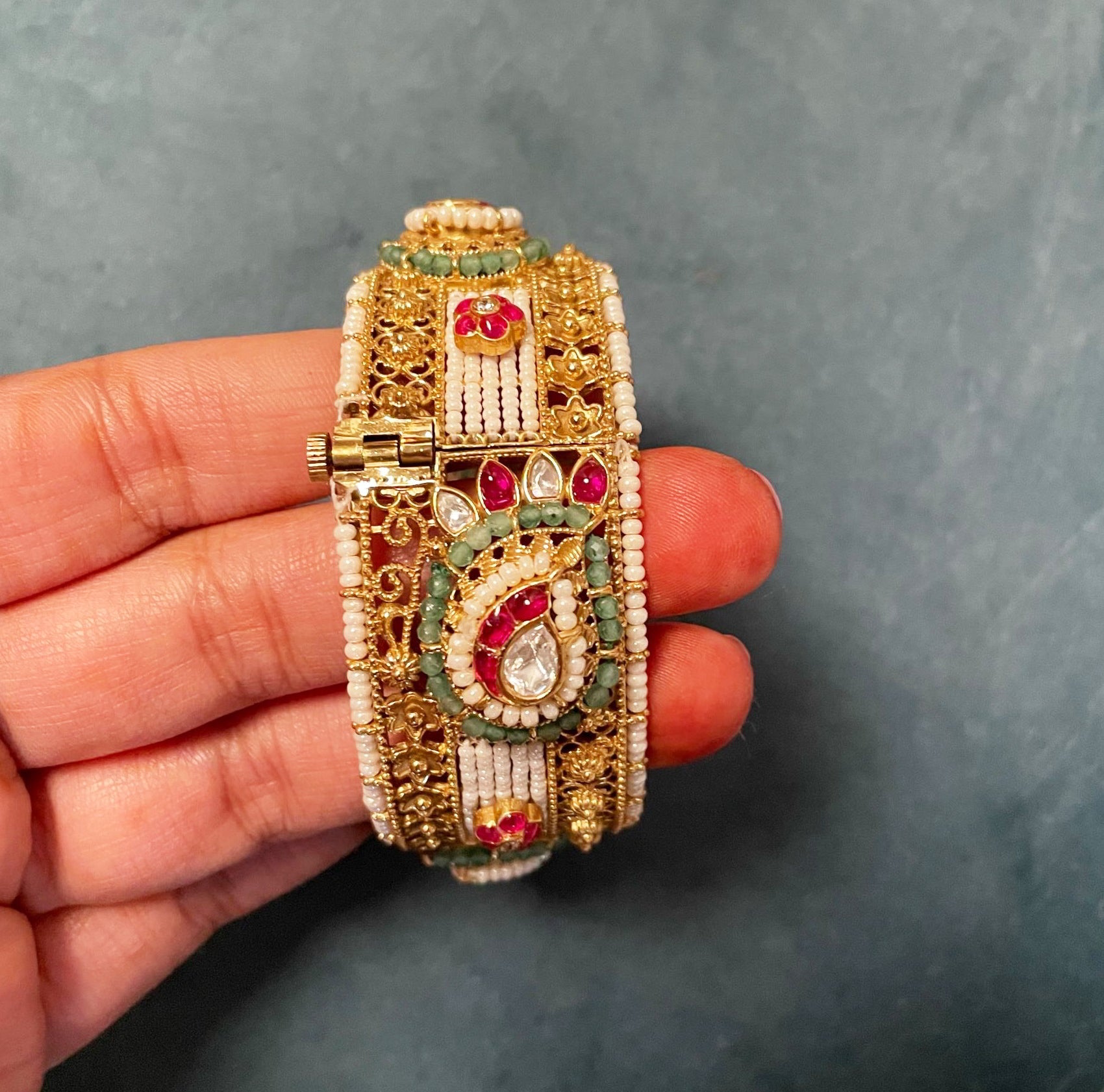 Drishi Pearl Antique Designer Bracelet