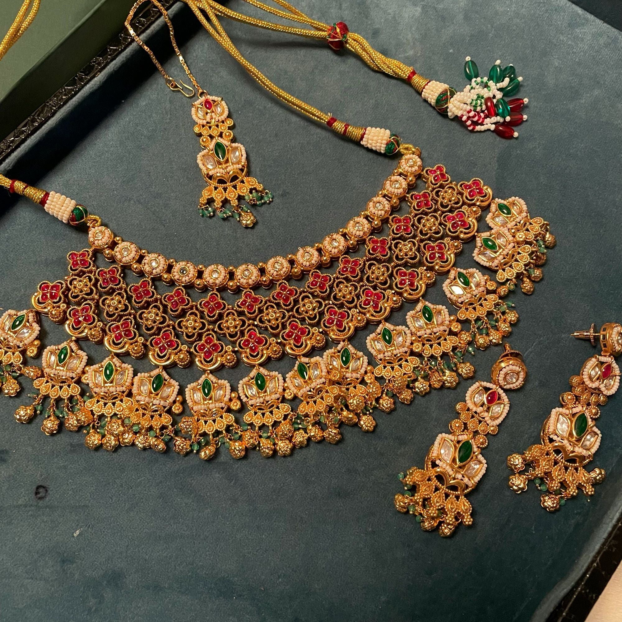 Shaurya Antique Bridal Choker Set