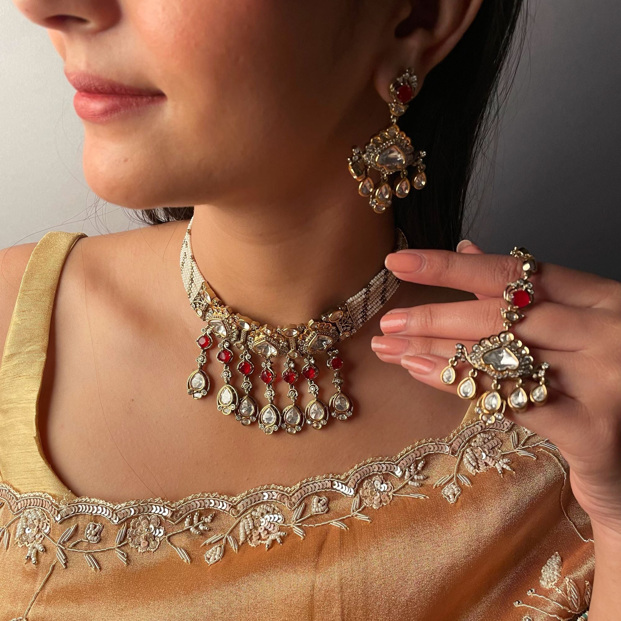 Eshita Polki Choker Set