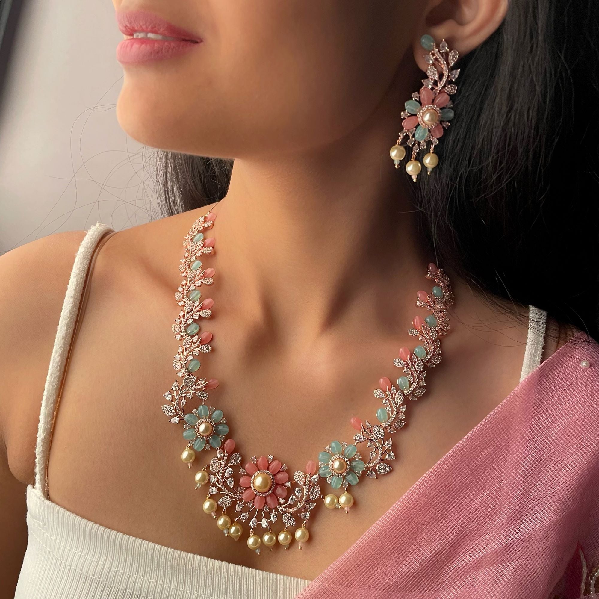 Ferisha Fusion Designer Necklace Set