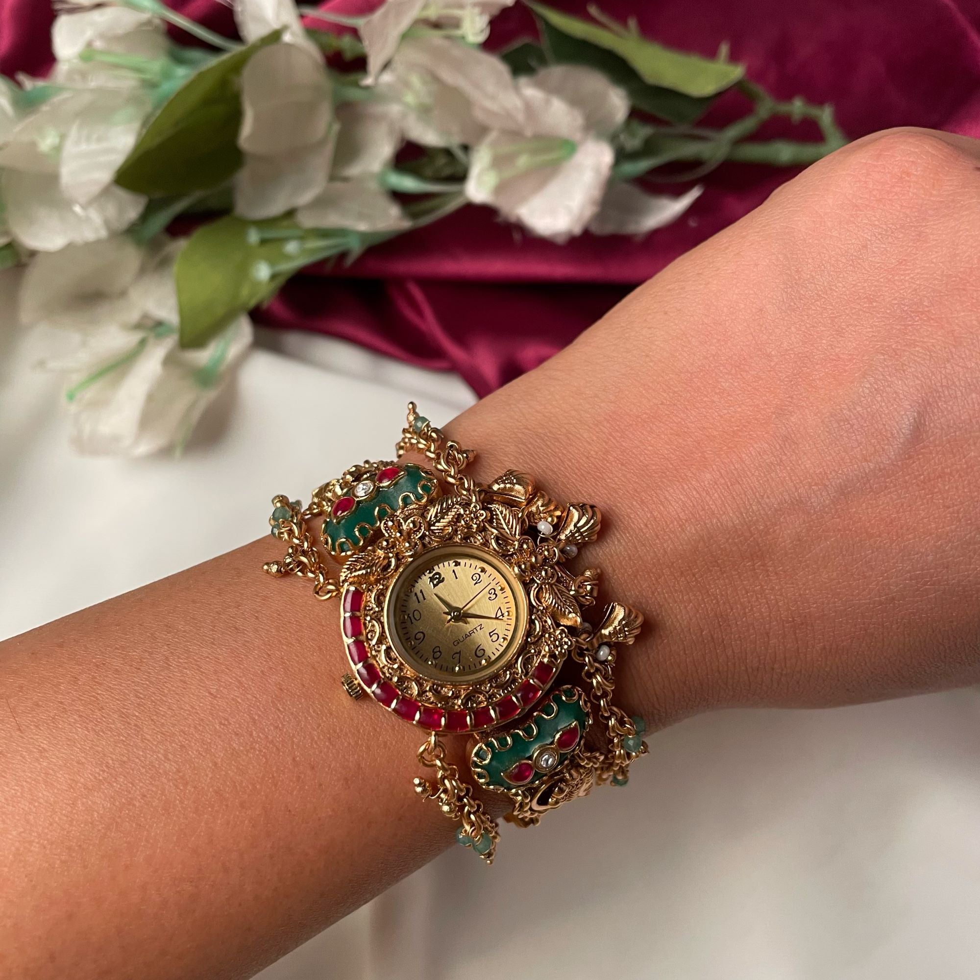 Aadhya Antique Designer Watch Bracelet