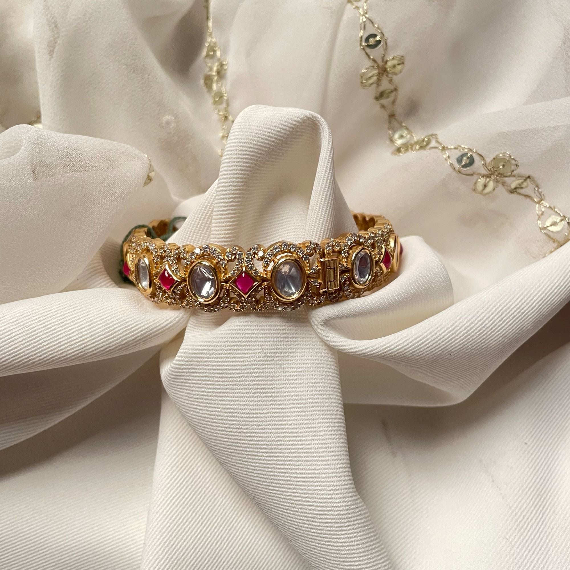 Mihita Polki Designer Bracelet