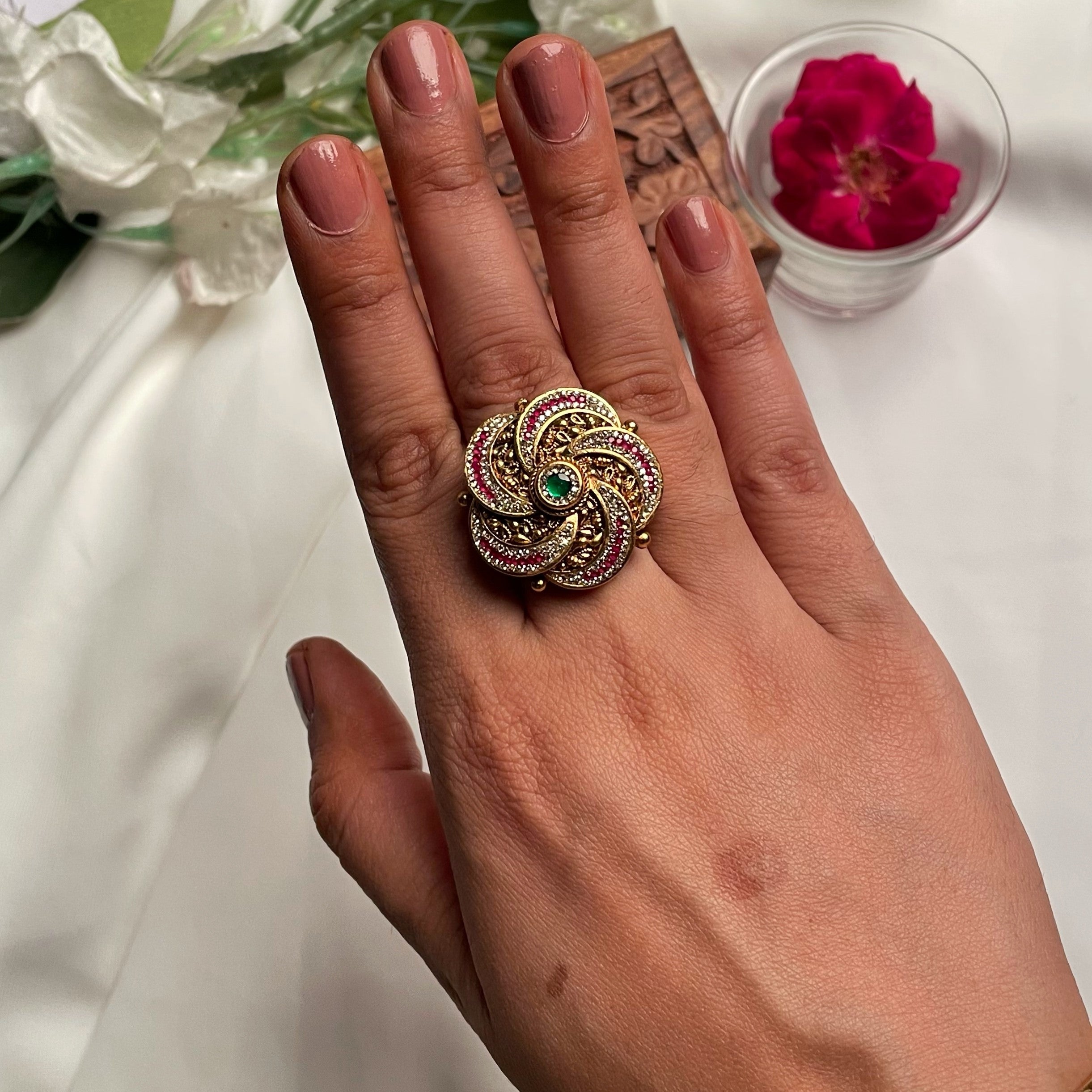 Paheli Antique Designer Ring