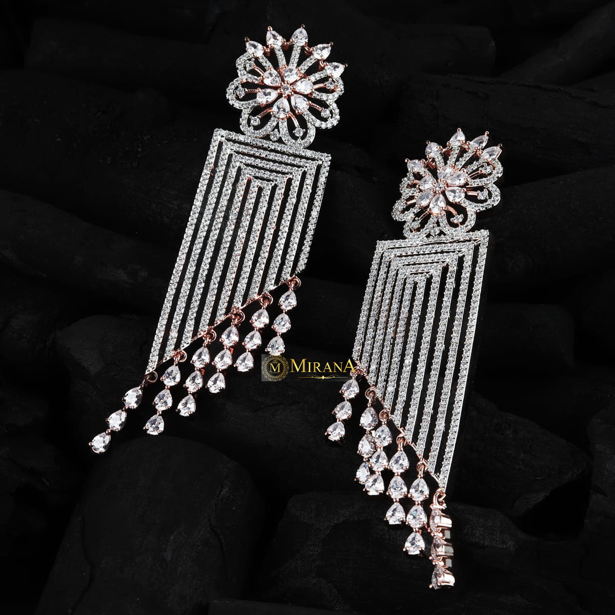 Cocktail on sale diamond earrings