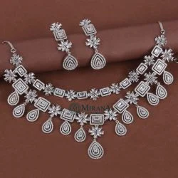 MJNK21N020-2-CZ-Double-Layered-Drop-Necklace-Set-Silver-Look-4-1.jpg
