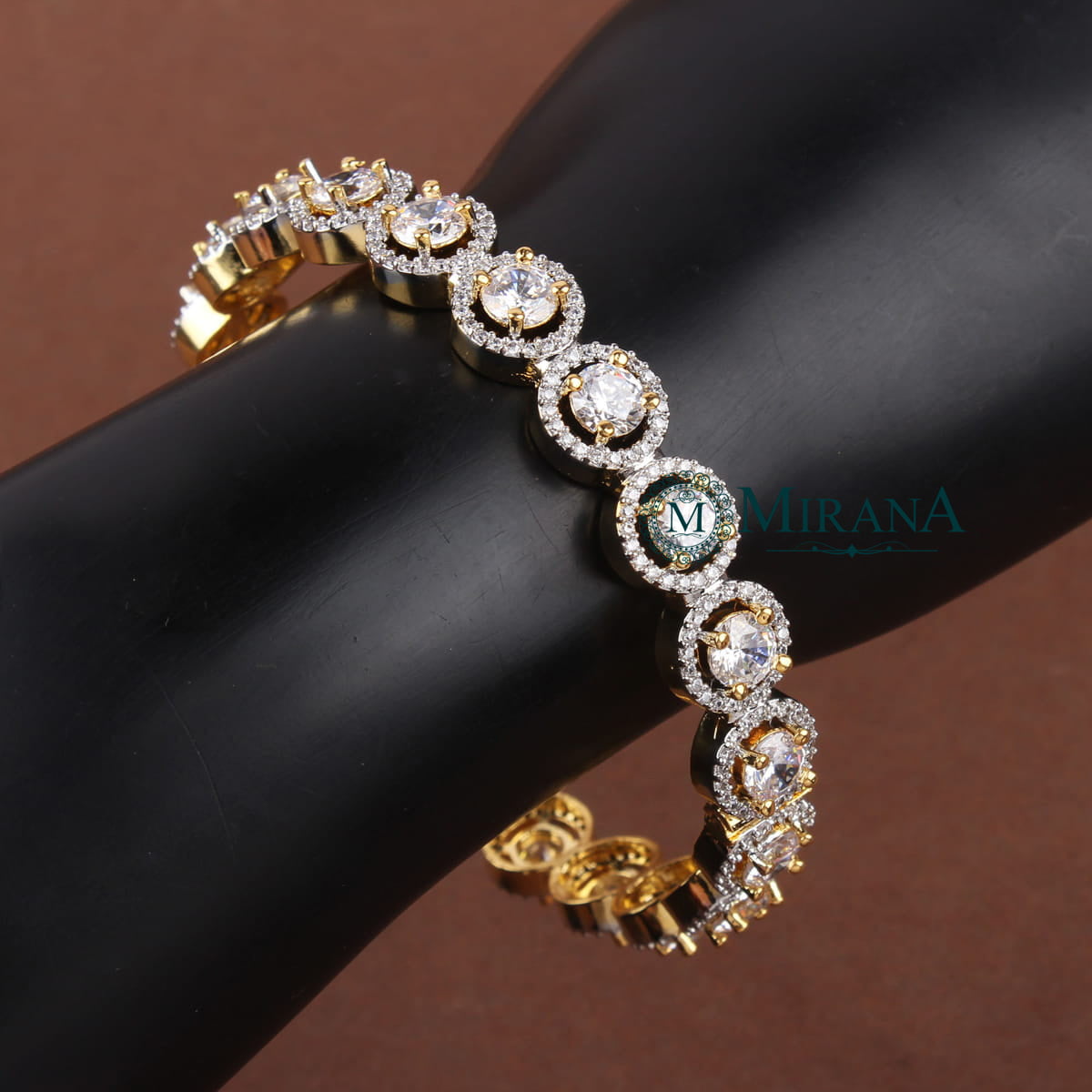 Lapis Lazuli Round bracelet gold chain jewelry for women – Kiri Kiri