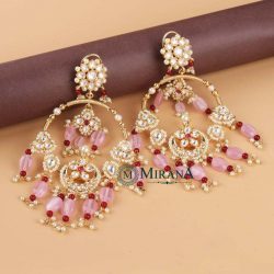 MJER21E347-1-Prachi-Pastel-Pink-Colored-Polki-Earrings-Gold-Look-3.jpg
