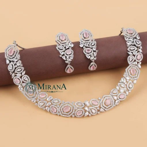 MJNK21N369-1-Zoya-Pastel-Colored-Designer-Necklace-Set-Silver-Pink-Color-Look-10.jpg