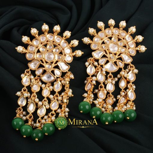 MJER21E421-1-Shiwali-Colored-Kundan-Polki-Earrings-Green-Colored-Gold-Look-1.jpg
