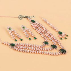 MJNK21N484-1-Diana-Green-Colored-Triple-Layered-Designer-Necklace-Set-Rose-Gold-look-4.jpg