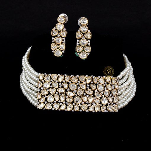 Aparna Designer Polki Choker Set - Image 2