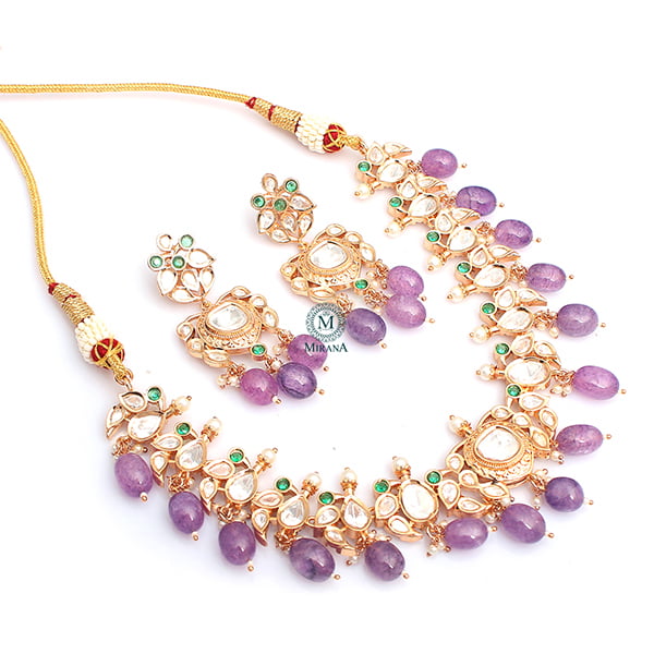 Handmade Lavender Boho Necklace | Bayou Glass Arts