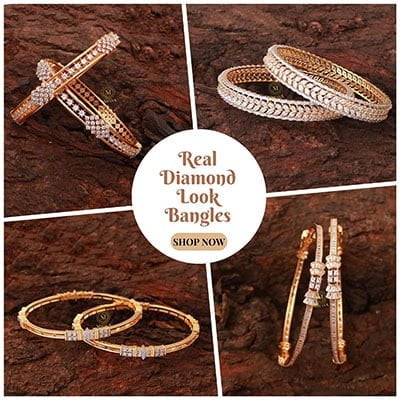 Banner - Real Diamond Look Bangles Collection - Mirage Collection