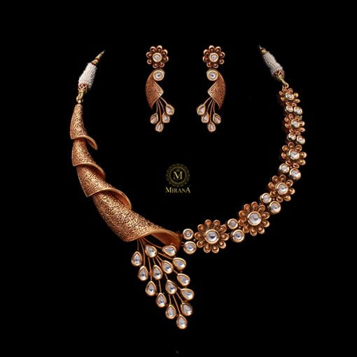 Morni Antique Designer Necklace Set - Image 6