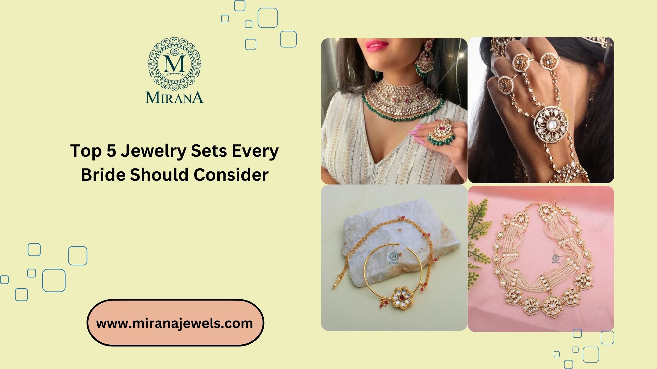 Top 5 Jewelry Sets Every Bride Should Consider