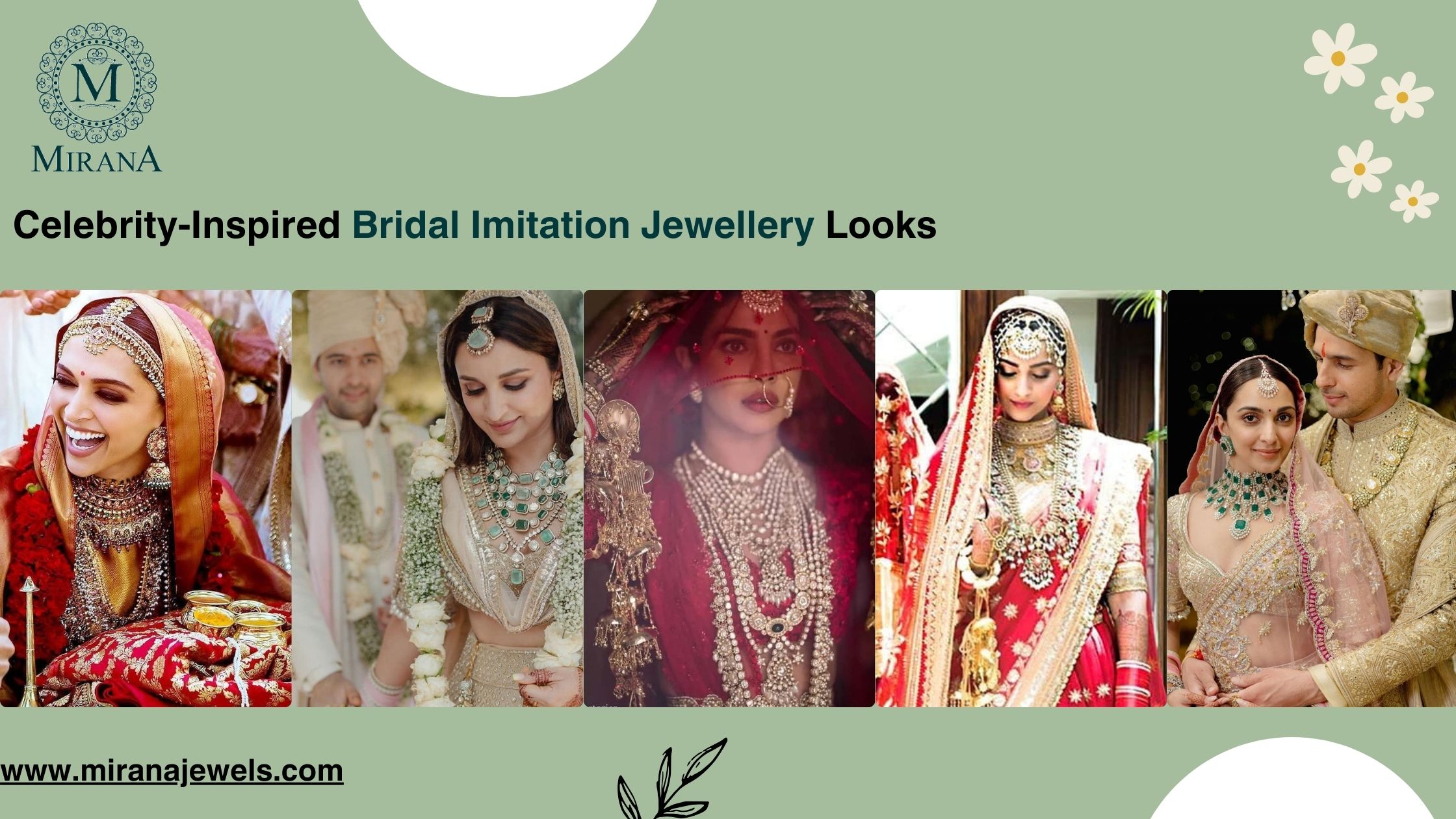 Celebrity-Inspired Bridal Imitation Jewellery Looks