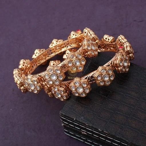 Kanika Polki Designer Bangles