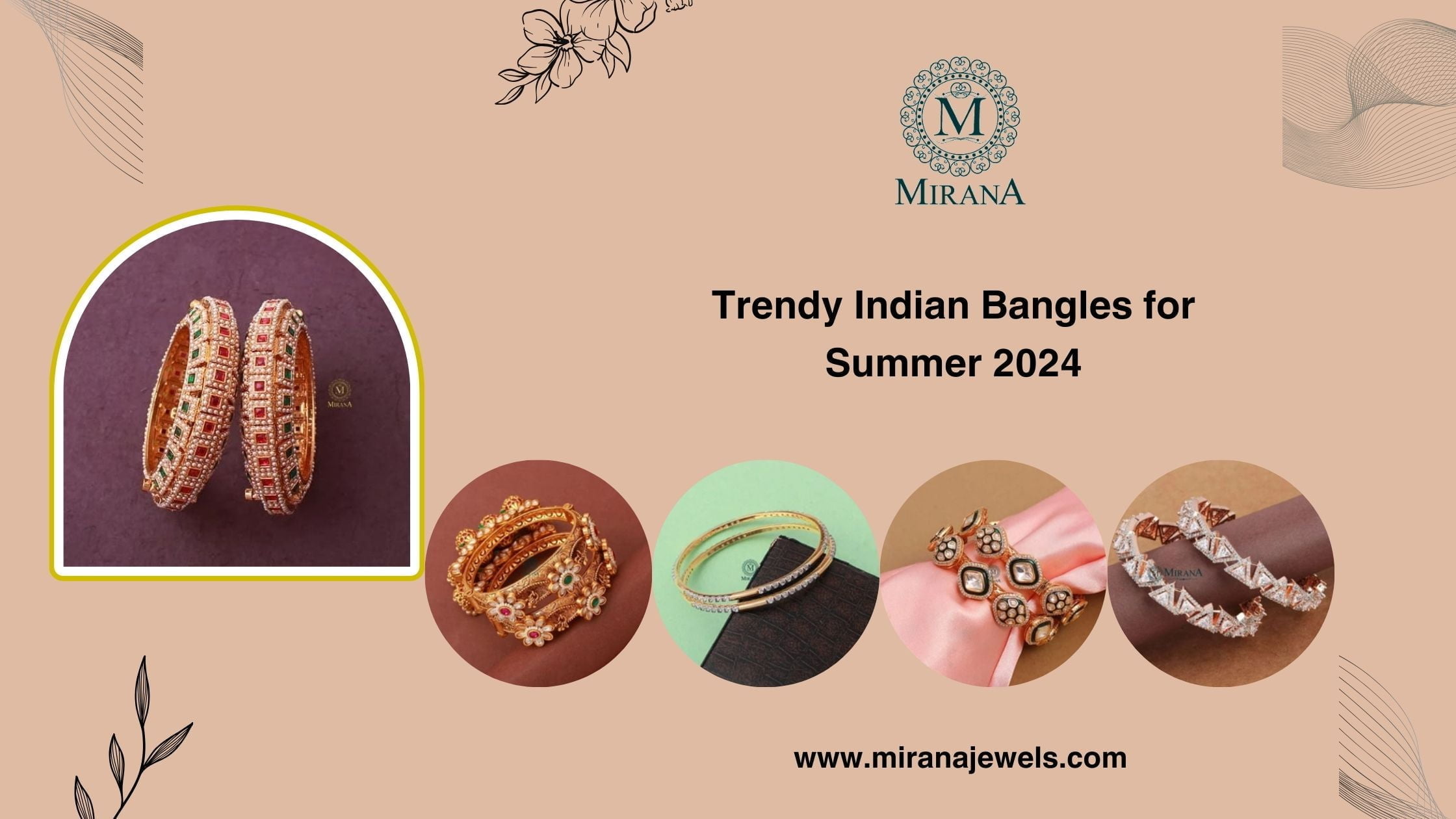 Trendy Indian Bangles for Summer 2024