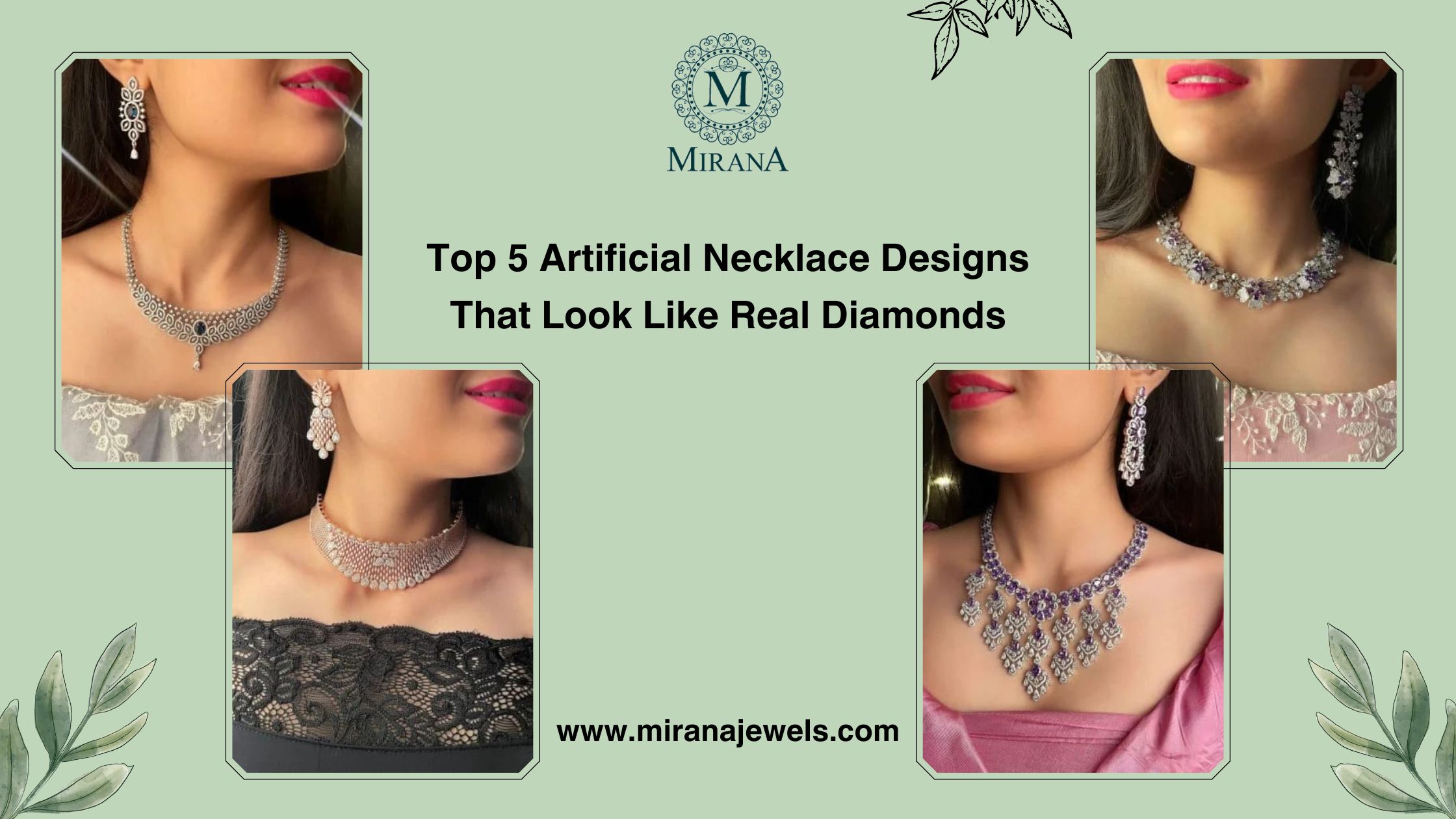 Top 5 Artificial Necklace Designs That Look Like Real Diamonds