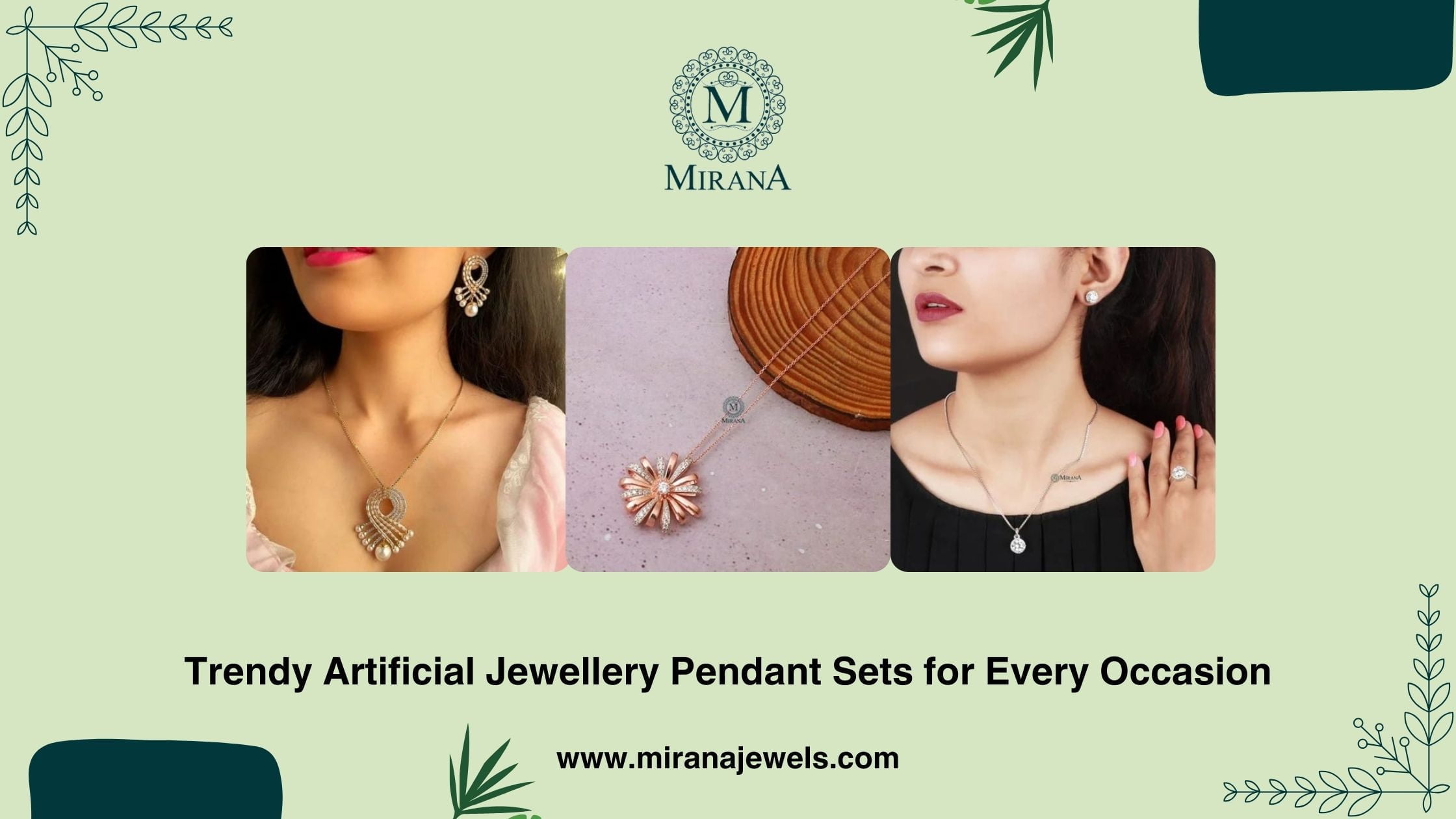 Trendy Artificial Jewellery Pendant Sets for Every Occasion