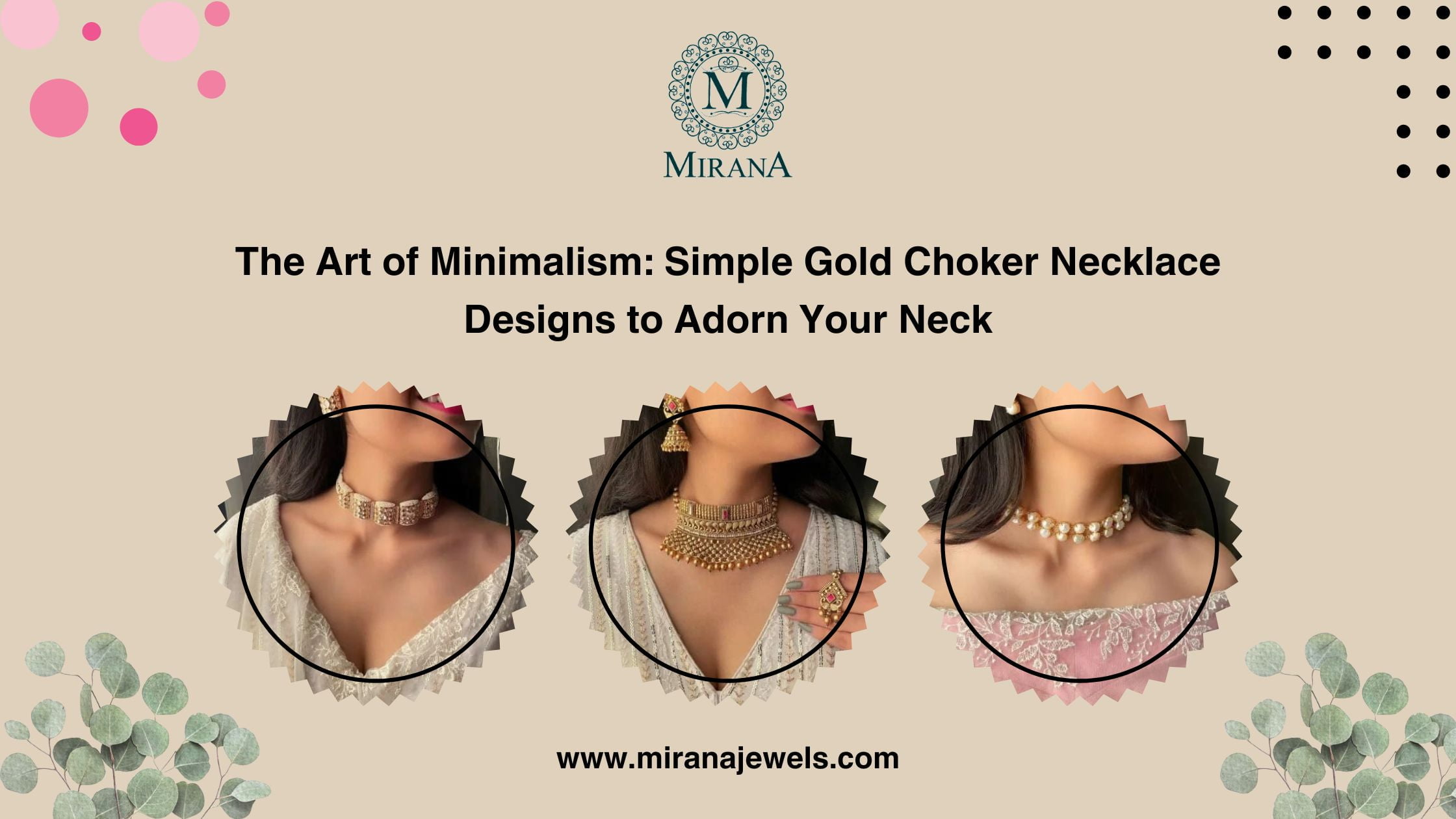 The Art of Minimalism: Simple Gold Choker Necklace Designs to Adorn Your Neck