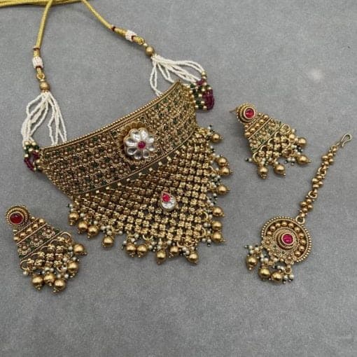 Bhavnya Antique Designer Choker Set