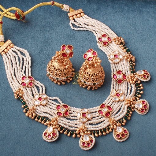 Hansika Antique Designer Necklace Set - Image 2