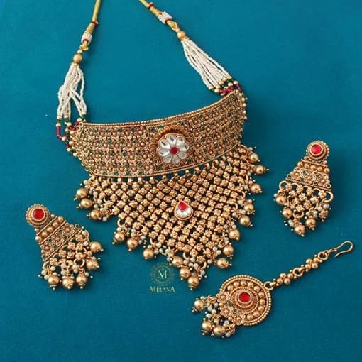 Bhavnya Antique Designer Choker Set