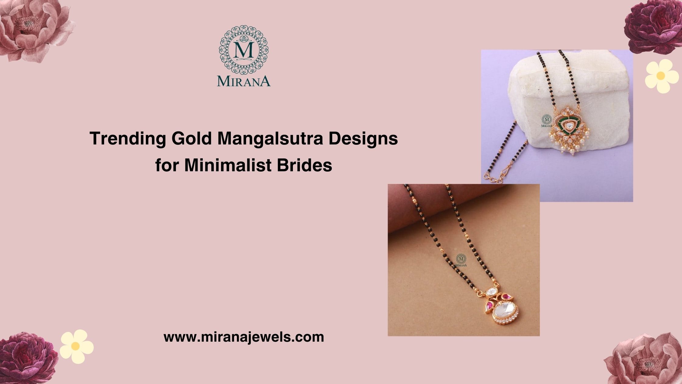 Trending Gold Mangalsutra Designs for Minimalist Brides