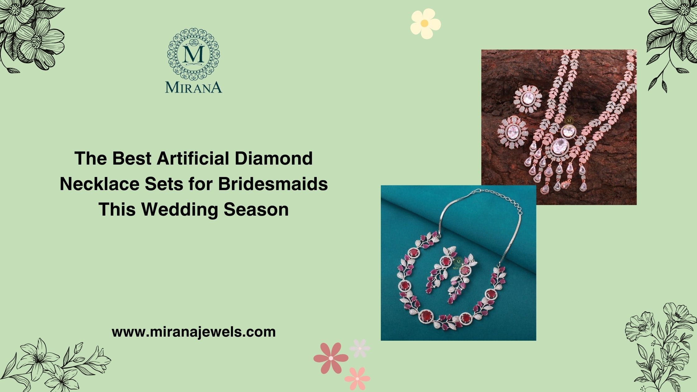 The Best Artificial Diamond Necklace Sets for Bridesmaids This Wedding Season