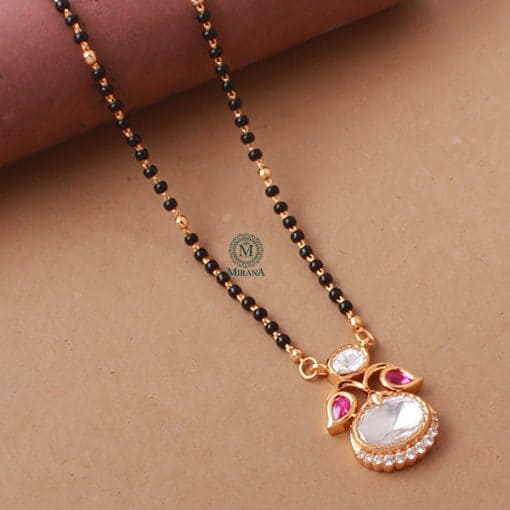 Aditi Ruby Polki Designer Mangalsutra