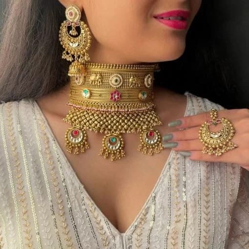 Jodha Antique Designer Choker Set