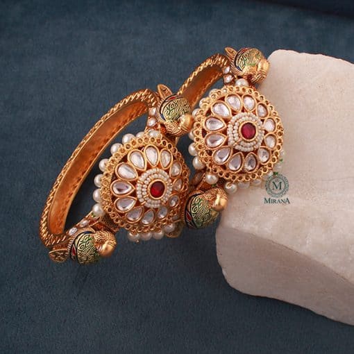 Mayuri Pearl Antique Designer Bangles