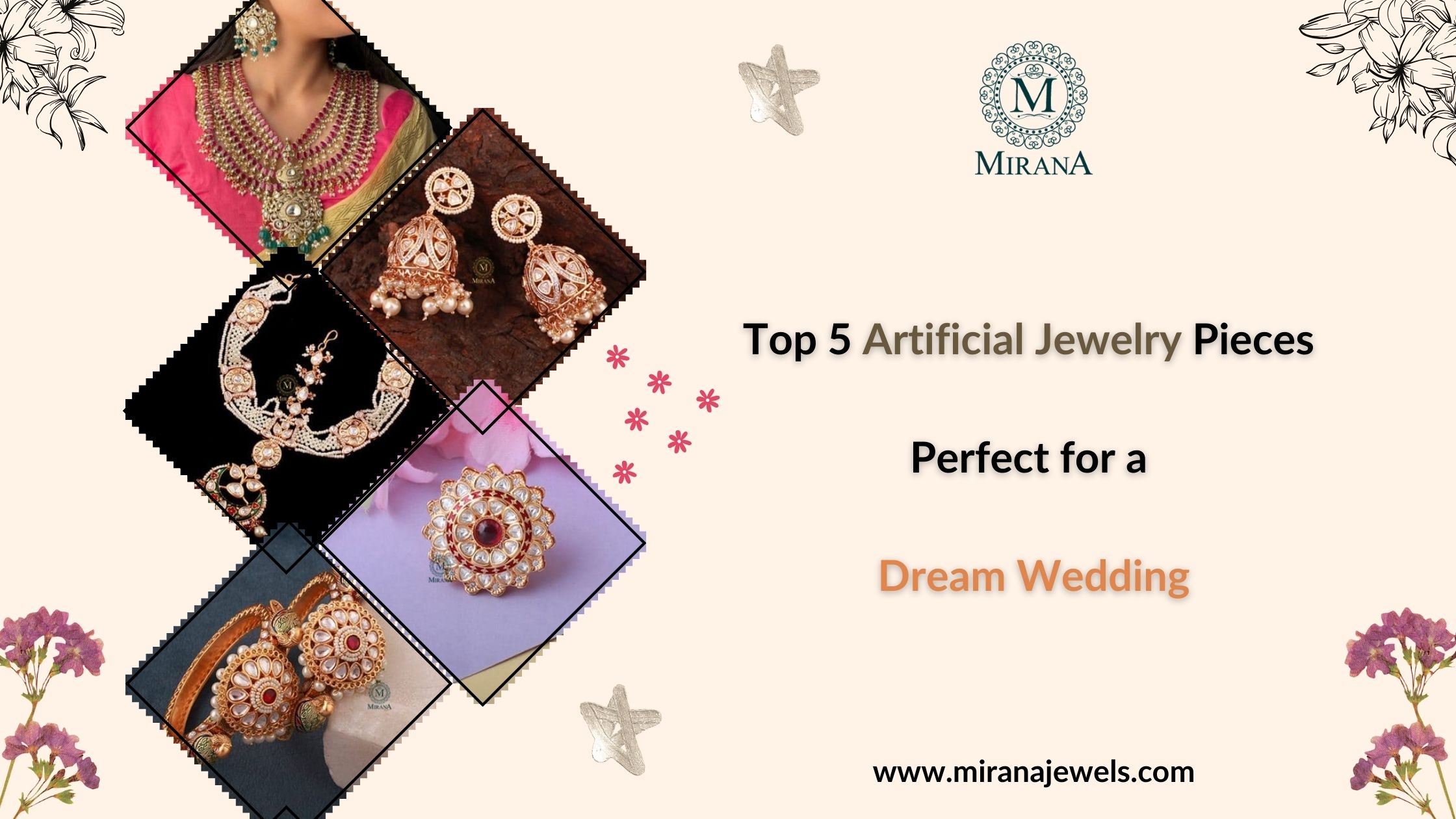 Top 5 Artificial Jewelry Pieces Perfect for a Dream Wedding