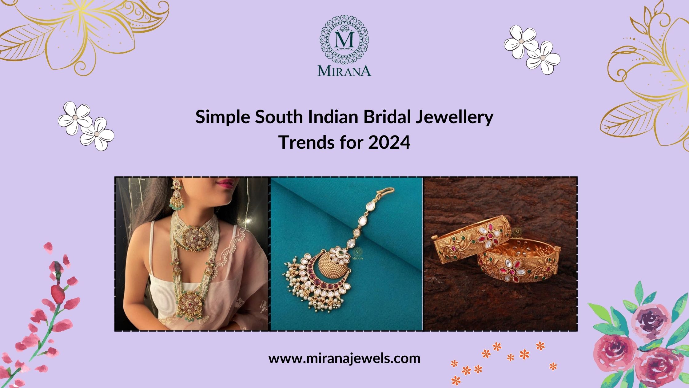 Simple South Indian Bridal Jewellery Trends for 2024