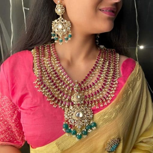 Kiranya Antique Bridal Designer Necklace Set